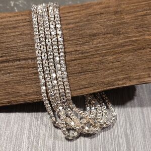 Itaor Vtg Sterling Silver Bracelet.  Made In ITALY.